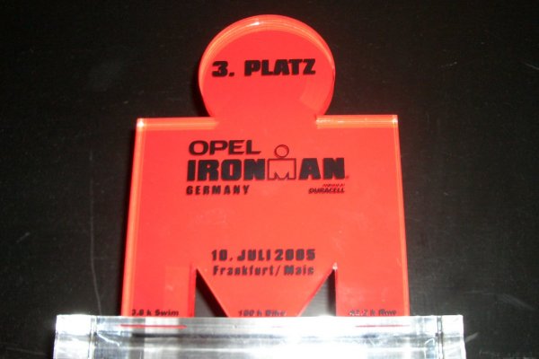 3. Platz AK 35 beim Ironman Germany 