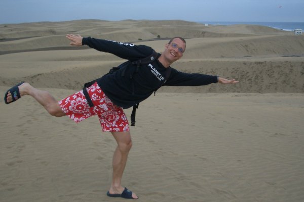 Er steht wie eine Eins