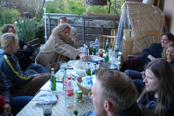 Teamgrillen im Hause Kr&uuml;ger